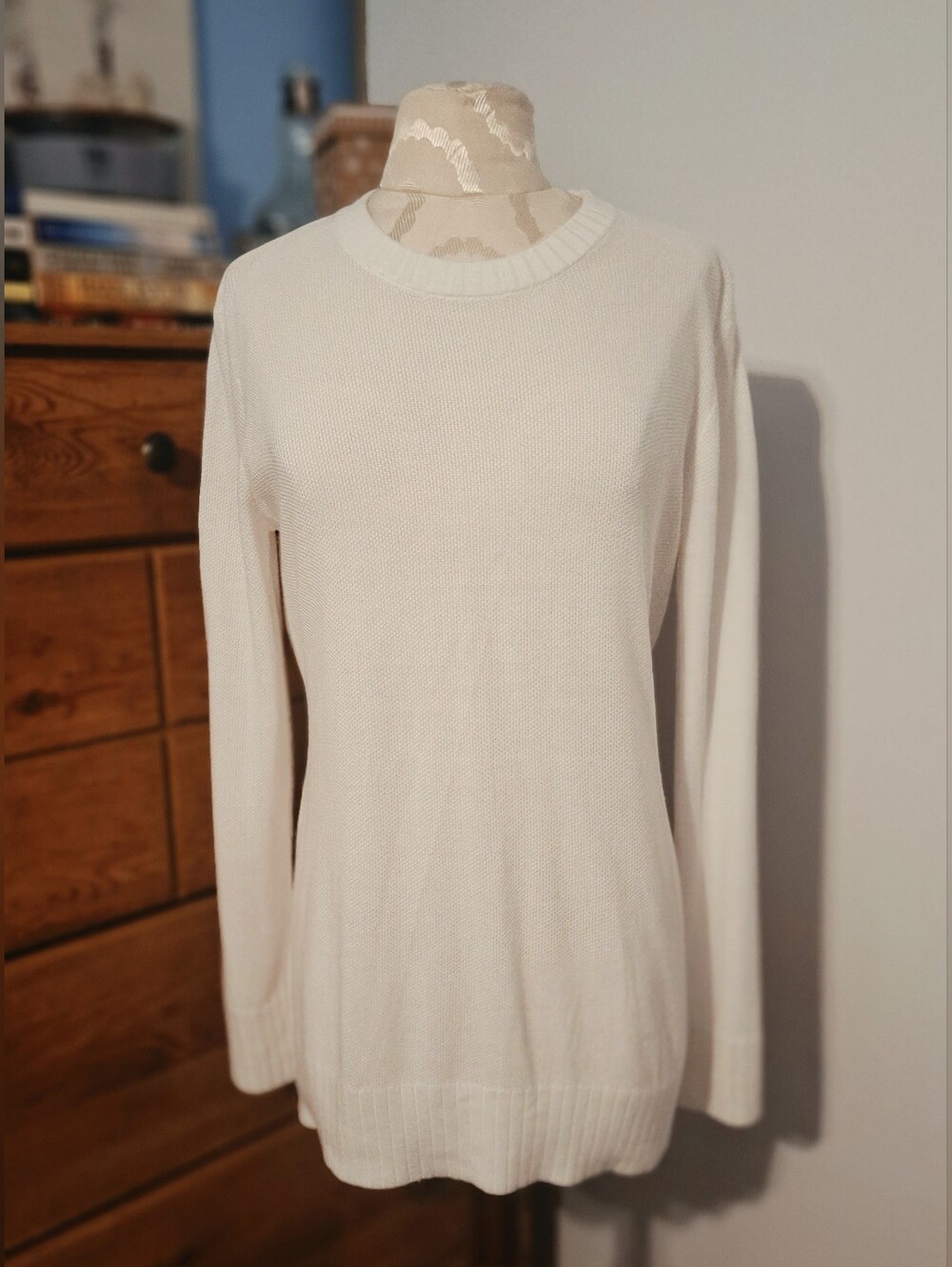 lululemon White  Crewneck Sweater